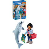 Playmobil® Zoo: Dolphin And Visitor