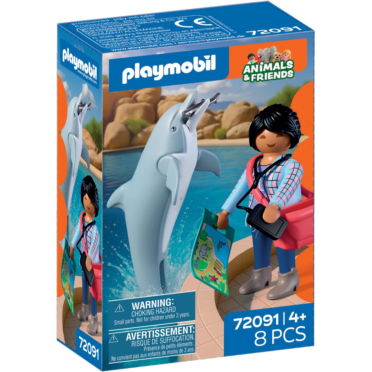 Playmobil® Zoo: Dolphin And Visitor