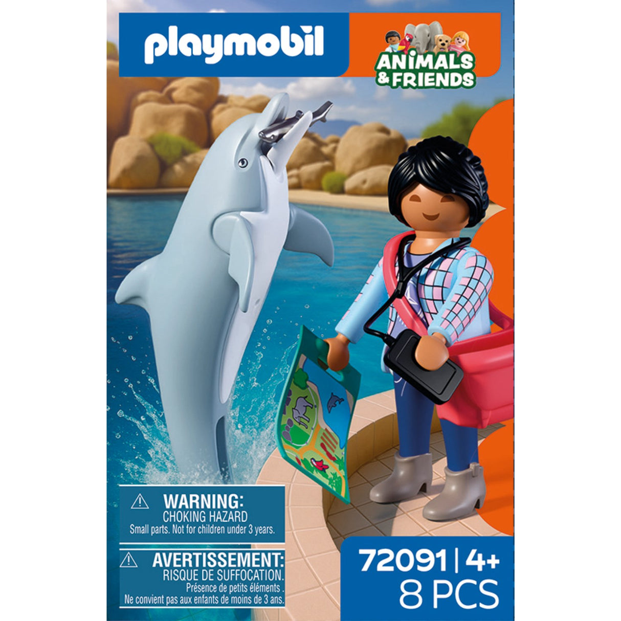 Playmobil® Zoo: Dolphin And Visitor