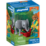 Playmobil® Zoo: Baby Elephant And Zookeeper