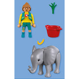 Playmobil® Zoo: Baby Elephant And Zookeeper