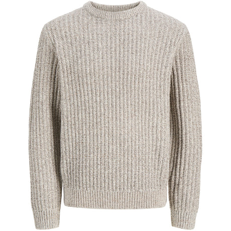 Jack & Jones Junior Sea Salt Jjjaxon Stickad Crew Neck Jnr