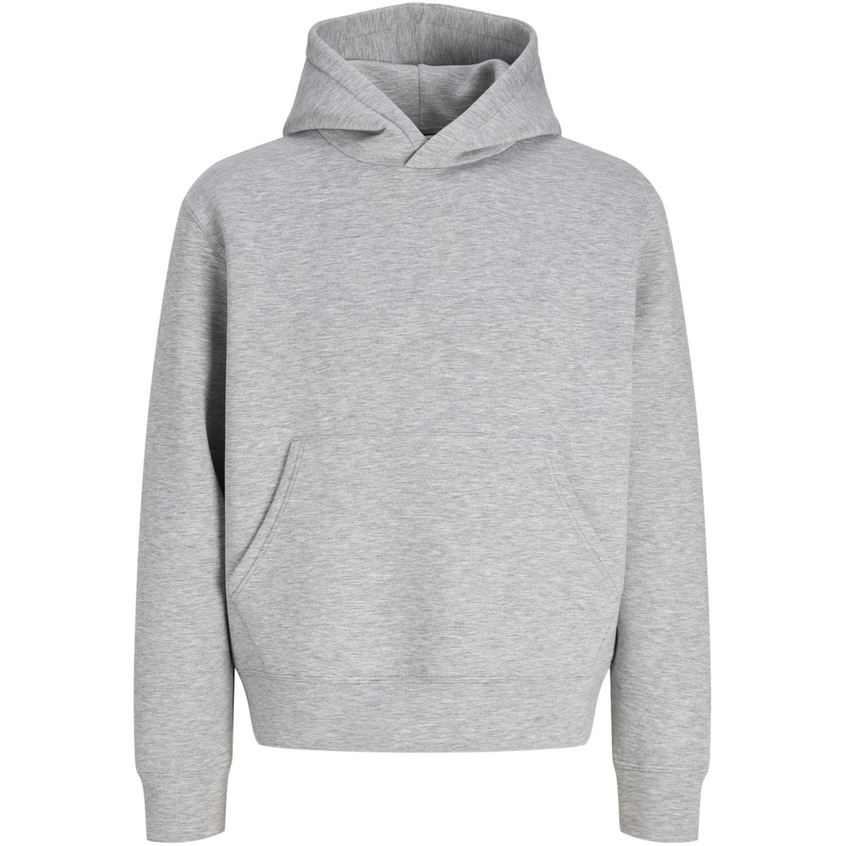 Jack & Jones Junior Light Grey Melange New Jcolegacy Sweat Scuba Huva Jnr