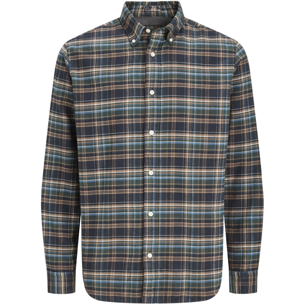 Jack & Jones Junior Forest Night Jprblustanley Flannel L/S Skjorta Bf Jnr