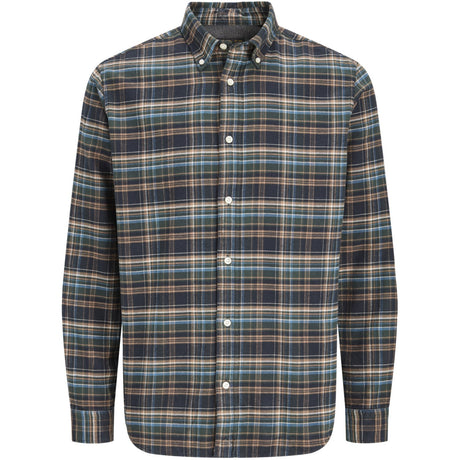 Jack & Jones Junior Forest Night Jprblustanley Flannel L/S Skjorta Bf Jnr