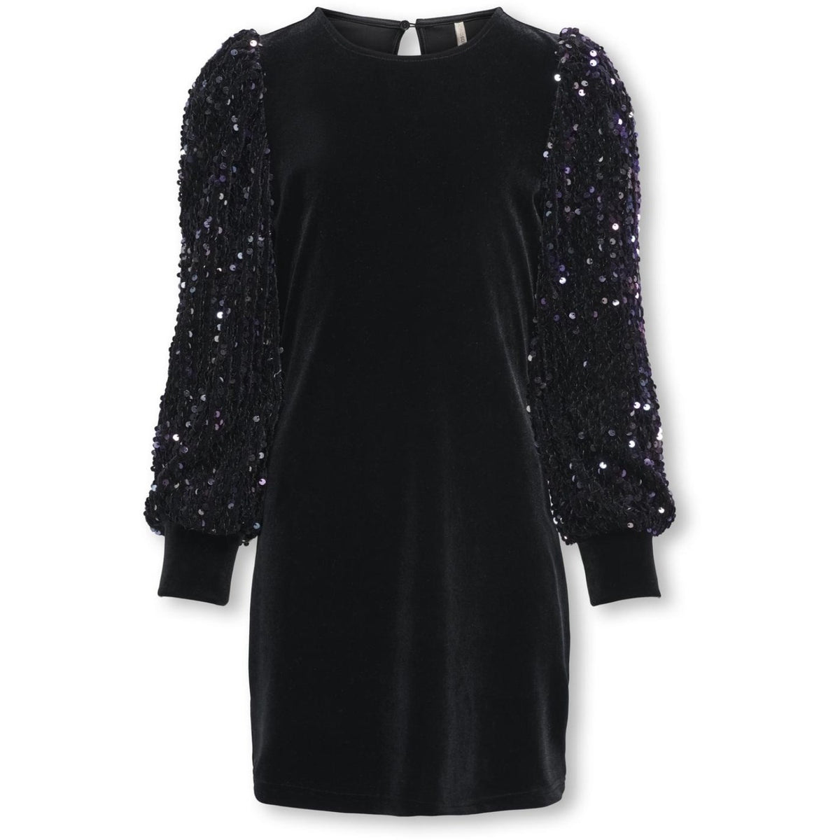 kids ONLY Black Kogconfidence L/S Sequins Klänning Jrs