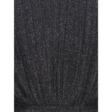 kids ONLY Black Silver Lurex Kogglam Ls Klänning Jrs