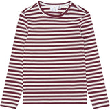 The New Gardenia Striped Tnmoore L_S Rib Tee