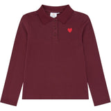 The New Burgundy Tn Tnvarena L_S Rib Pikétröja