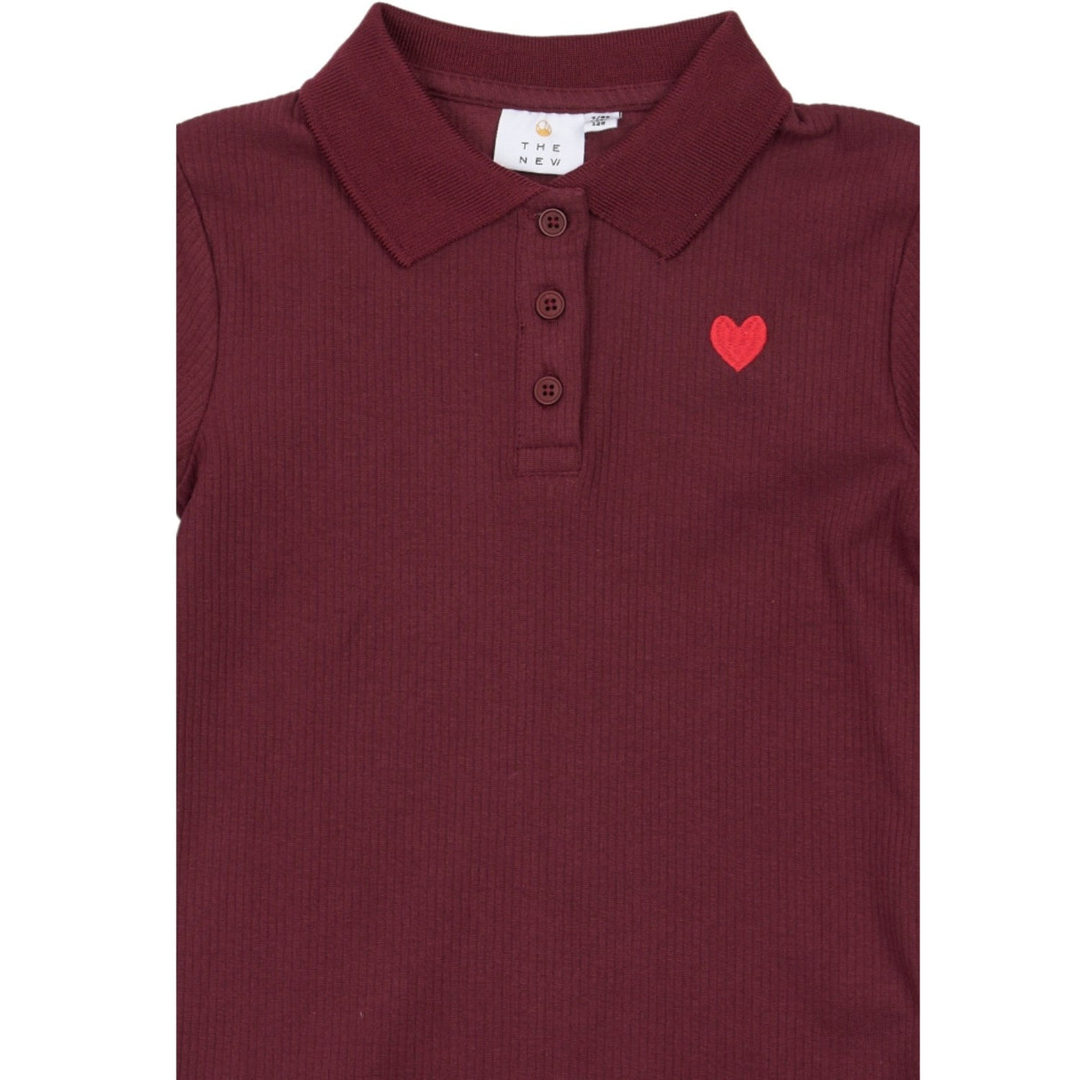 The New Burgundy Tn Tnvarena L_S Rib Pikétröja