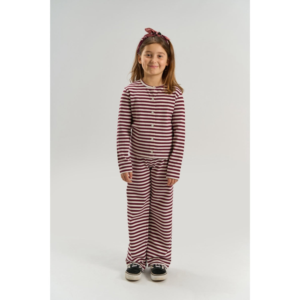 The New Gardenia Striped Tnmoore Wide Rib Byxor