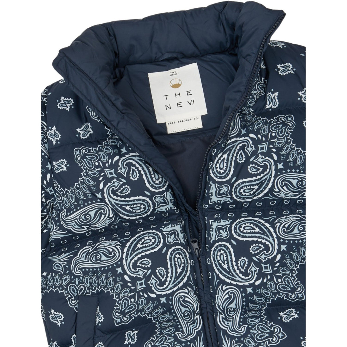 The New Navy Blazer AOP Tnullvar Puffer Jacka