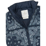 THE NEW Siblings Navy Blazer AOP Tnstulrik Puffer Jacka