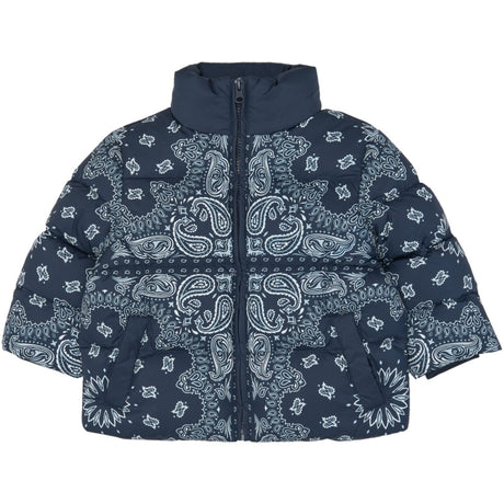 THE NEW Siblings Navy Blazer AOP Tnstulrik Puffer Jacka