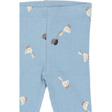 THE NEW Siblings Ashley Blue AOP Tnsbvito Rib Leggings