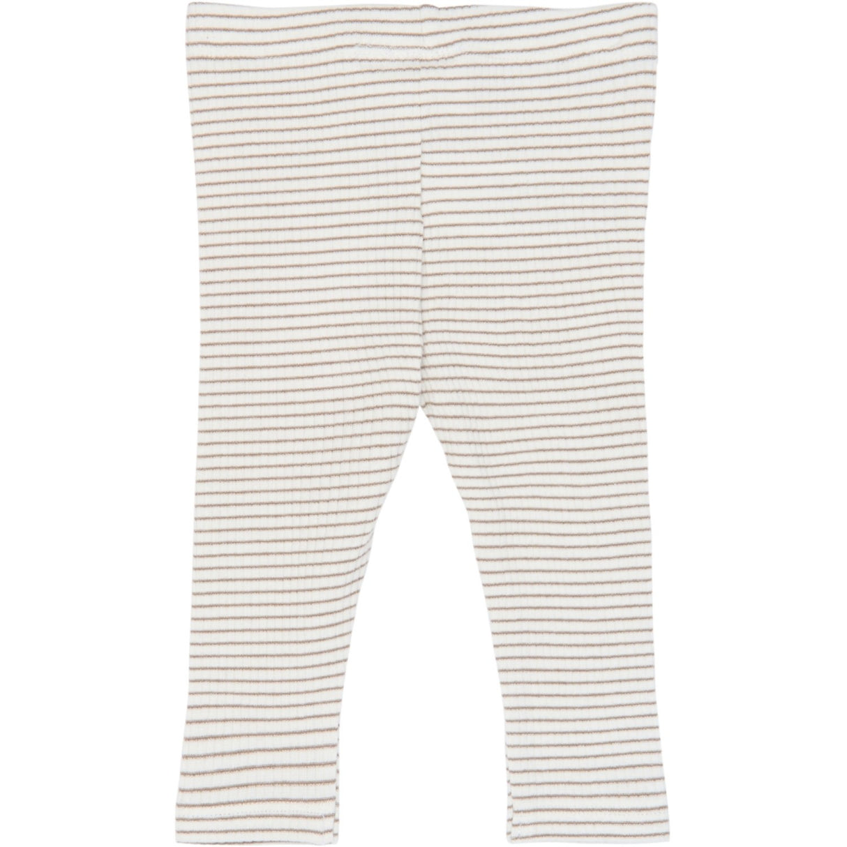THE NEW Siblings Taupe Gray Striped Tn Tnsbvitus Rib Leggings