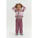THE NEW Siblings Elderberry Striped Tn Tnstfro Wide Rib Byxor