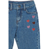 THE NEW Siblings Light Blue Denim Emb Tnstvalora Mamma Fit Jeans