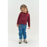 THE NEW Siblings Light Blue Denim Emb Tnstvalora Mamma Fit Jeans