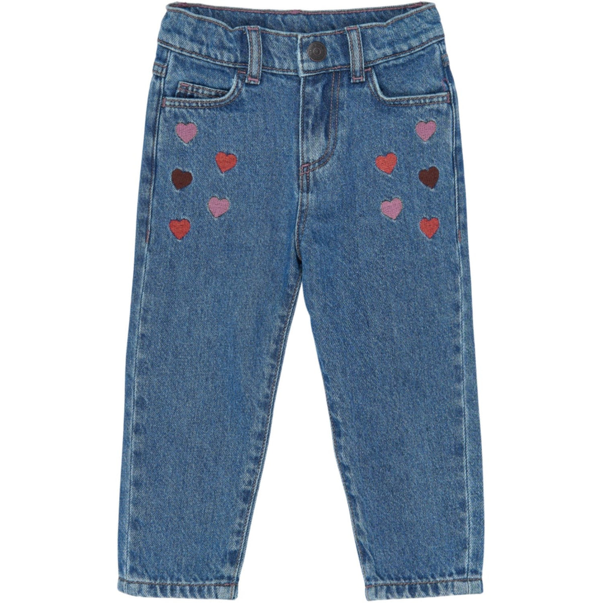 THE NEW Siblings Light Blue Denim Emb Tnstvalora Mamma Fit Jeans