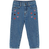 THE NEW Siblings Light Blue Denim Emb Tnstvalora Mamma Fit Jeans