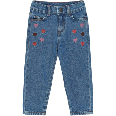 THE NEW Siblings Light Blue Denim Emb Tnstvalora Mamma Fit Jeans