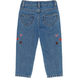 THE NEW Siblings Light Blue Denim Emb Tnstvalora Mamma Fit Jeans