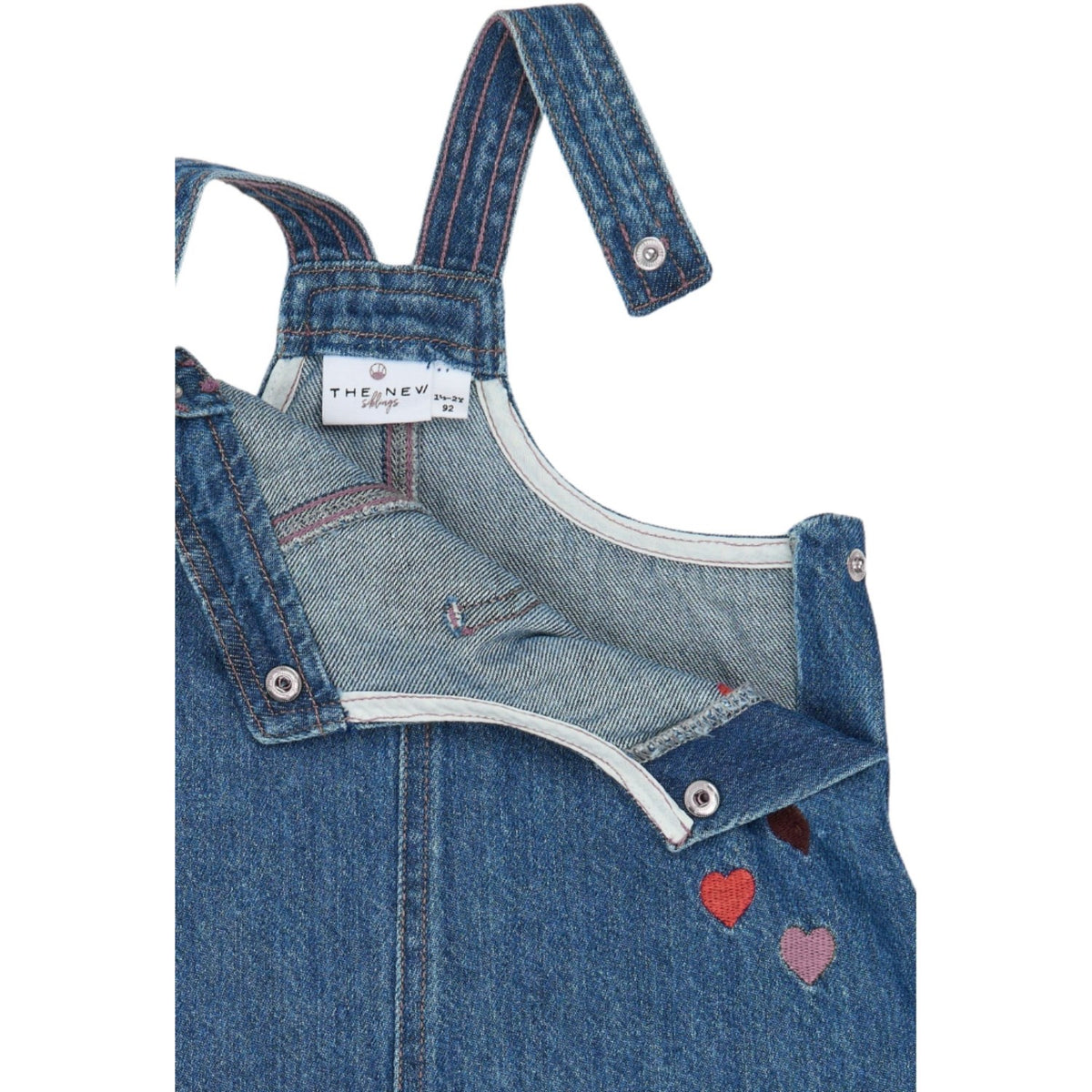 THE NEW Siblings Light Blue Denim Emb Tnstvalora S_L Denim Klänning