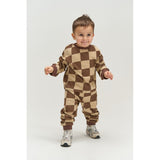 THE NEW Siblings Chestnut Check Tnstvebbo Byxor