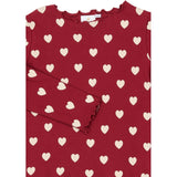 The New Rio Red AOP Tn Tnholiday Red Heart Rib Night Sett