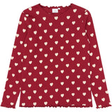 The New Rio Red AOP Tn Tnholiday Red Heart Voksen Rib Night Sett