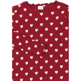 The New Rio Red AOP Tn Tnholiday Red Heart Voksen Rib Night Sett