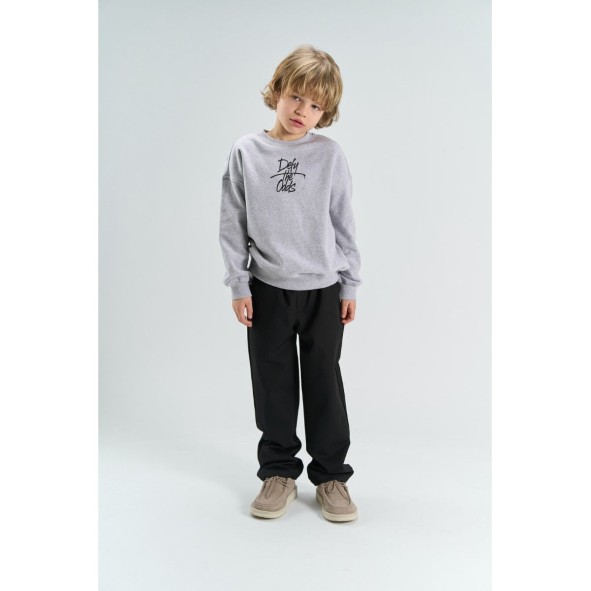 The New Light Grey Melange Tnyaw Os Melange Sweatshirt
