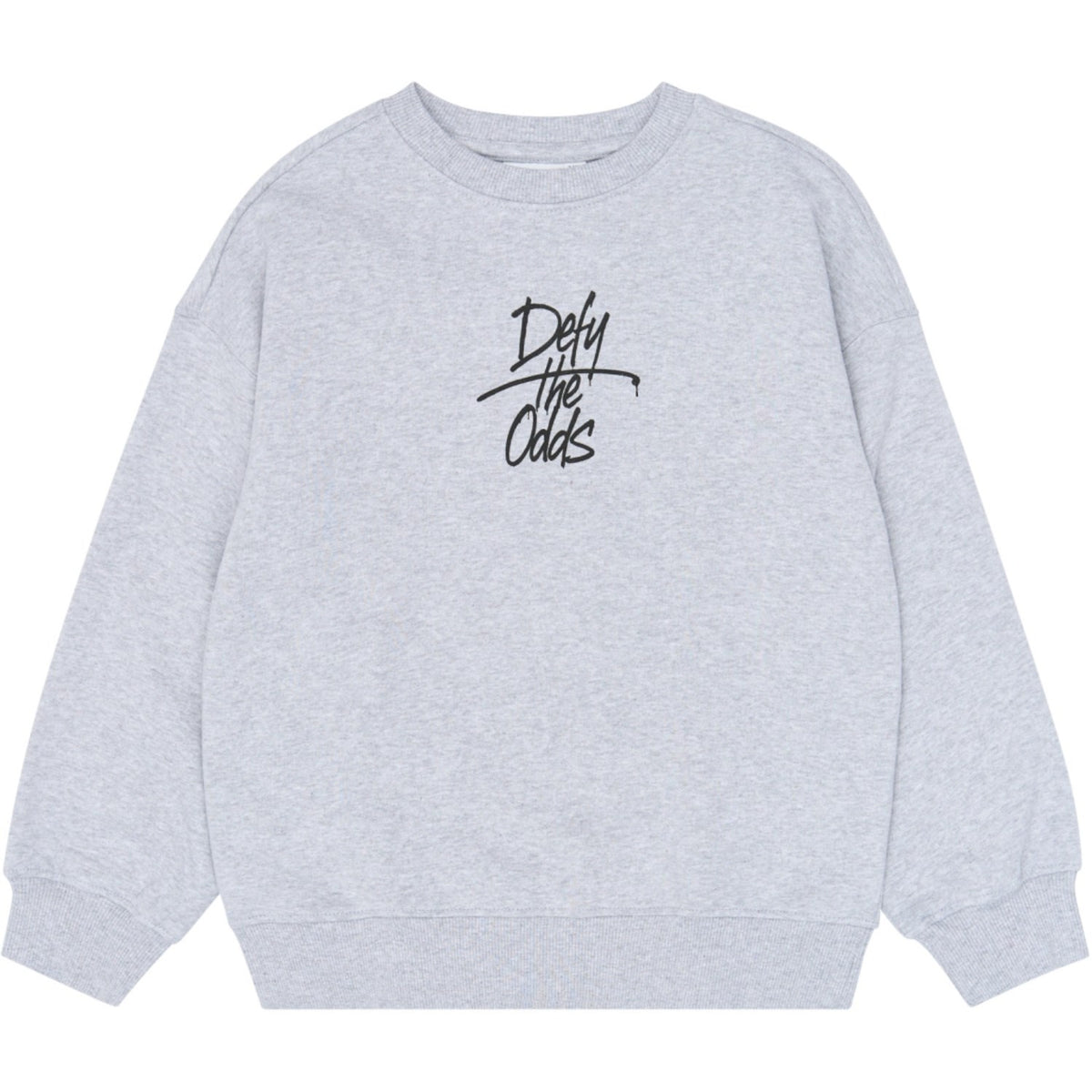 The New Light Grey Melange Tnyaw Os Melange Sweatshirt