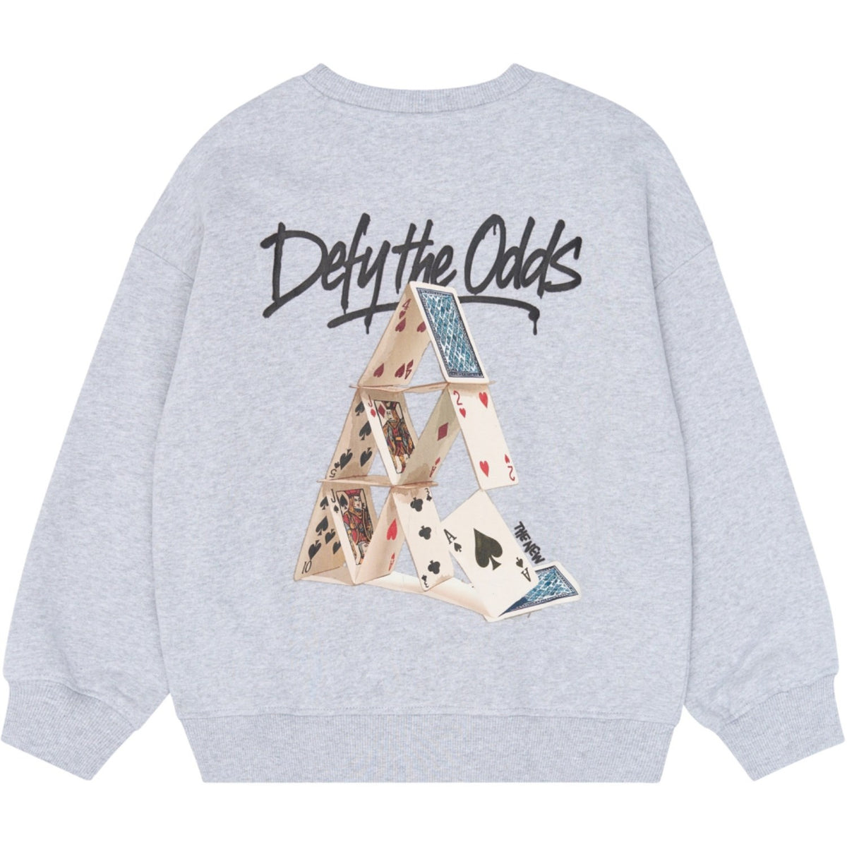 The New Light Grey Melange Tnyaw Os Melange Sweatshirt