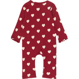 THE NEW Siblings Rio Red AOP Tn Tnsbholiday Red Heart L_S Rib Byxdress