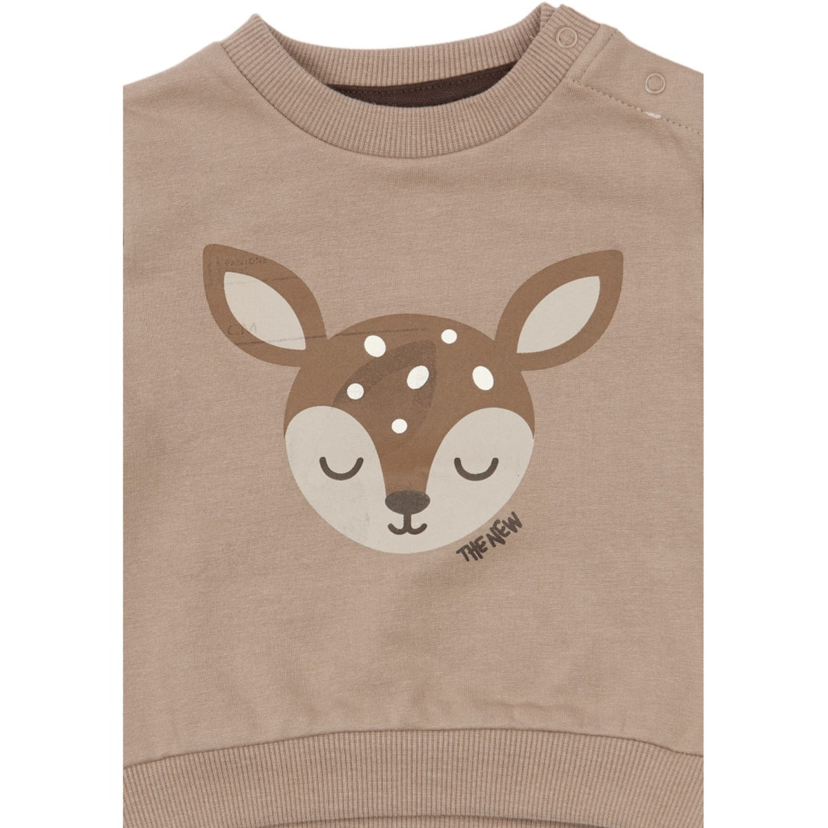 THE NEW Siblings Taupe Gray Tn Tnsbylk Sweatshirt