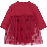 THE NEW Siblings Rio Red Emb Tnsbynalla L_S Mesh Bodydress
