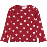 THE NEW Siblings Rio Red AOP Tn Tnstholiday Red Heart Rib Night Sett
