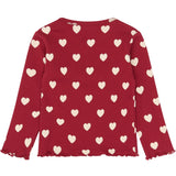 THE NEW Siblings Rio Red AOP Tn Tnstholiday Red Heart Rib Night Sett