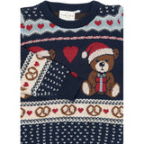 THE NEW Siblings Multi Colour Tnstholiday Jacquard Pullover