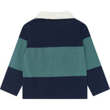 THE NEW Siblings Navy Blazer Striped Tnstyarok L_S Pique Pikétröja