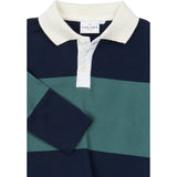 THE NEW Siblings Navy Blazer Striped Tnstyarok L_S Pique Pikétröja