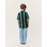 Les Deux Kids Pine Green Jacquard Football Jersey KIDS