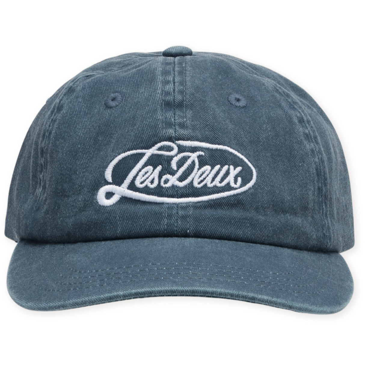 Les Deux Kids Dark Denim Blue Logo Dad Keps KIDS