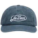 Les Deux Kids Dark Denim Blue Logo Dad Keps KIDS
