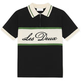 Les Deux Kids Tap Shoe Black Stickad Dragkedja Pikétröja KIDS
