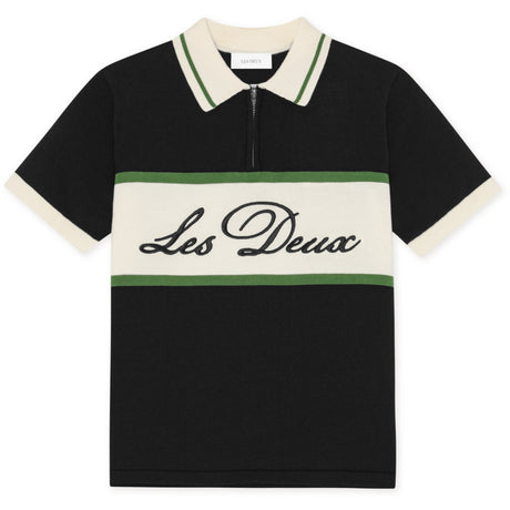 Les Deux Kids Tap Shoe Black Stickad Dragkedja Pikétröja KIDS