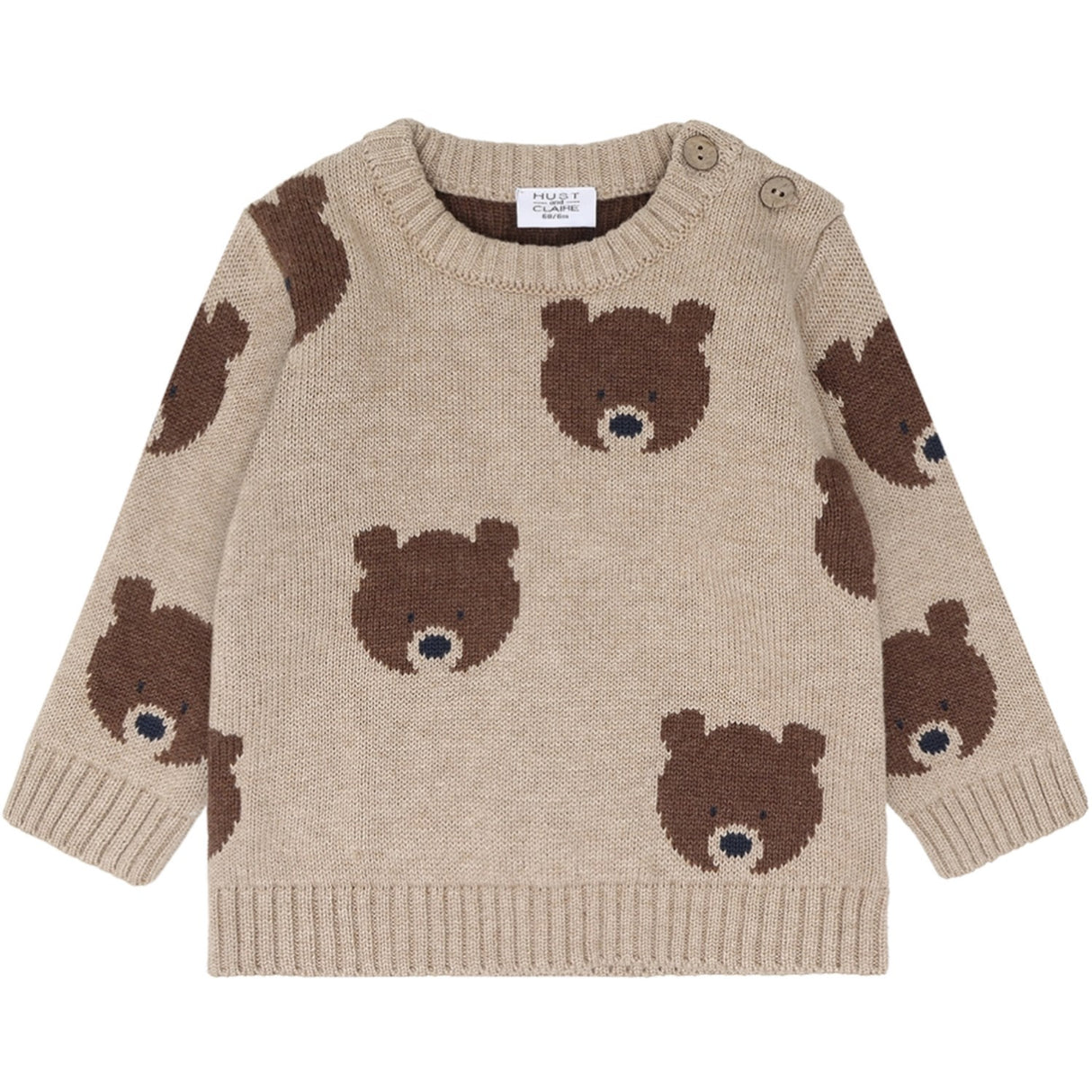 Hust & Claire Beige Melange Pilou Björn