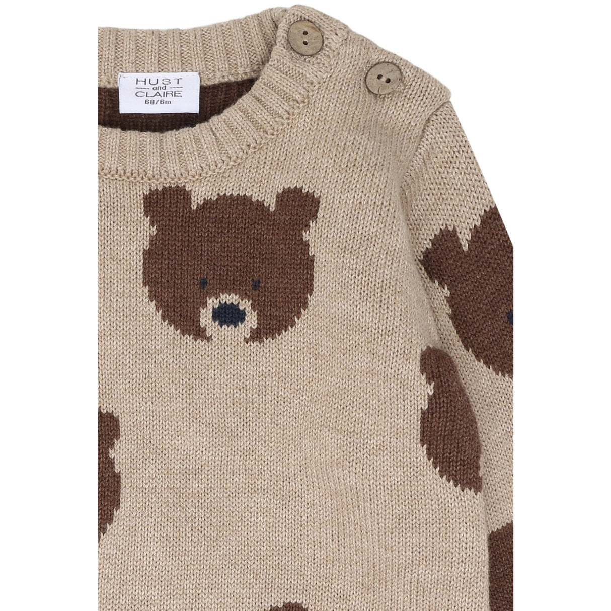 Hust & Claire Beige Melange Pilou Björn